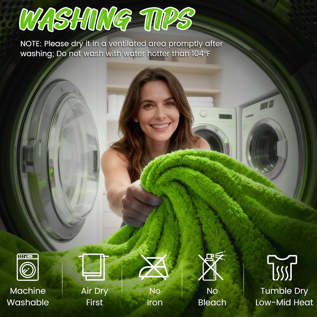 PUGPIU 1400GSM Microfiber Car Drying Towel Detailing Extra Large 48"x24"