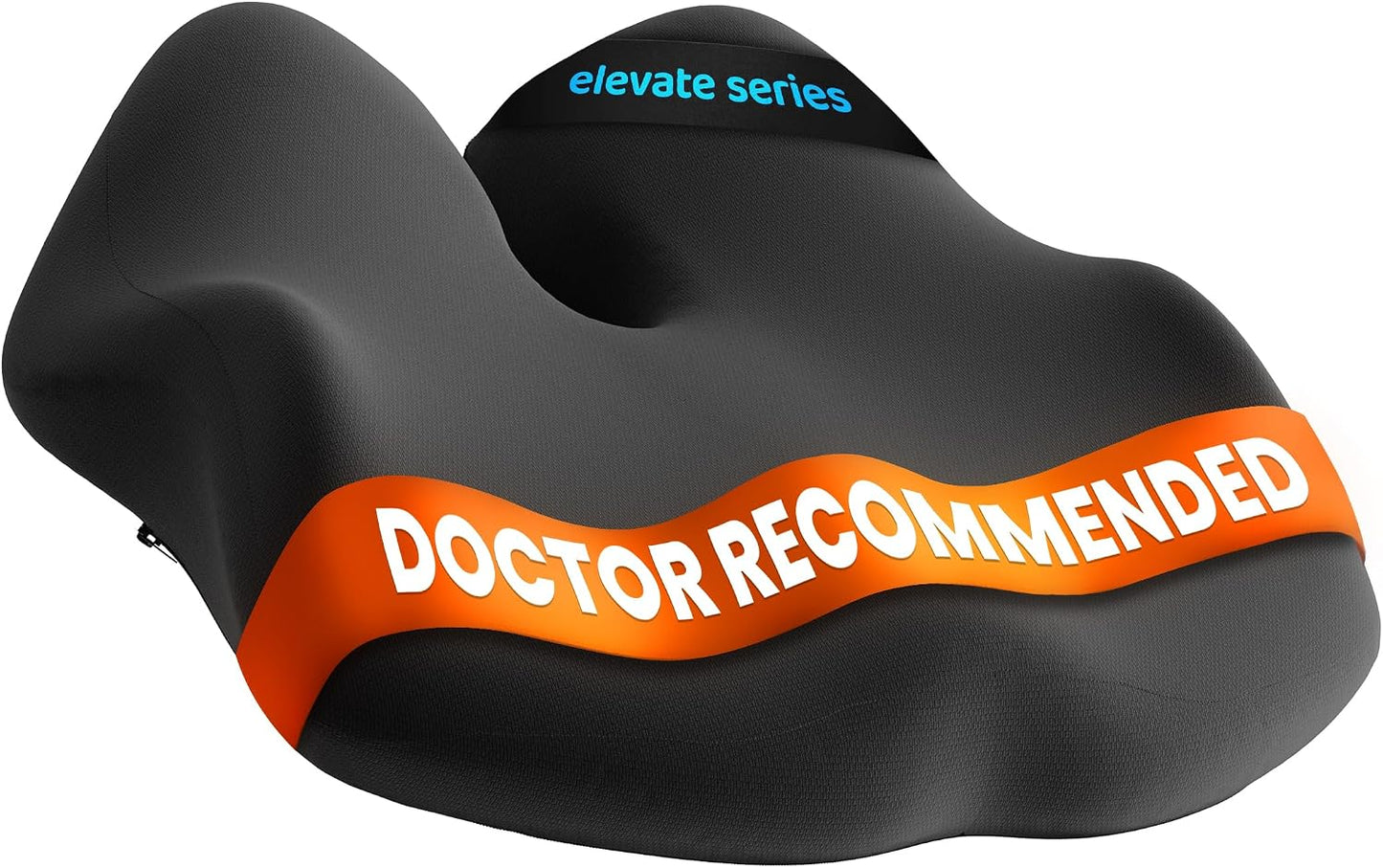 Everlasting Comfort Doctor Recommended Memory Foam Seat Cushion for Office Chairs & Car - Ergonomic Office Desk Accessories - Cushions for Tailbone Pain Relief, Sciatica & Back Support Pillow
