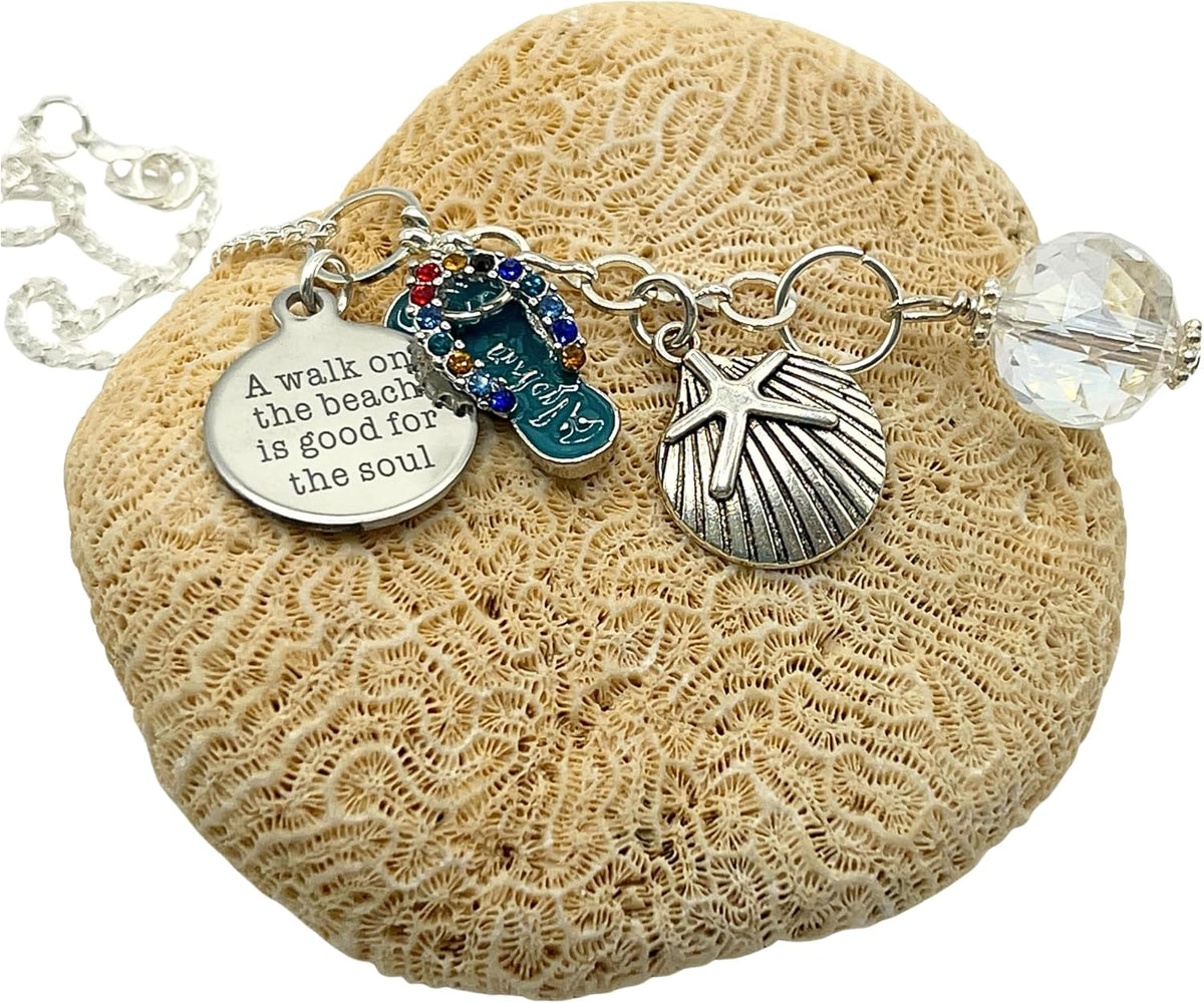 Rear View Mirror Charm, Beach Sun Catcher, Car Accessory