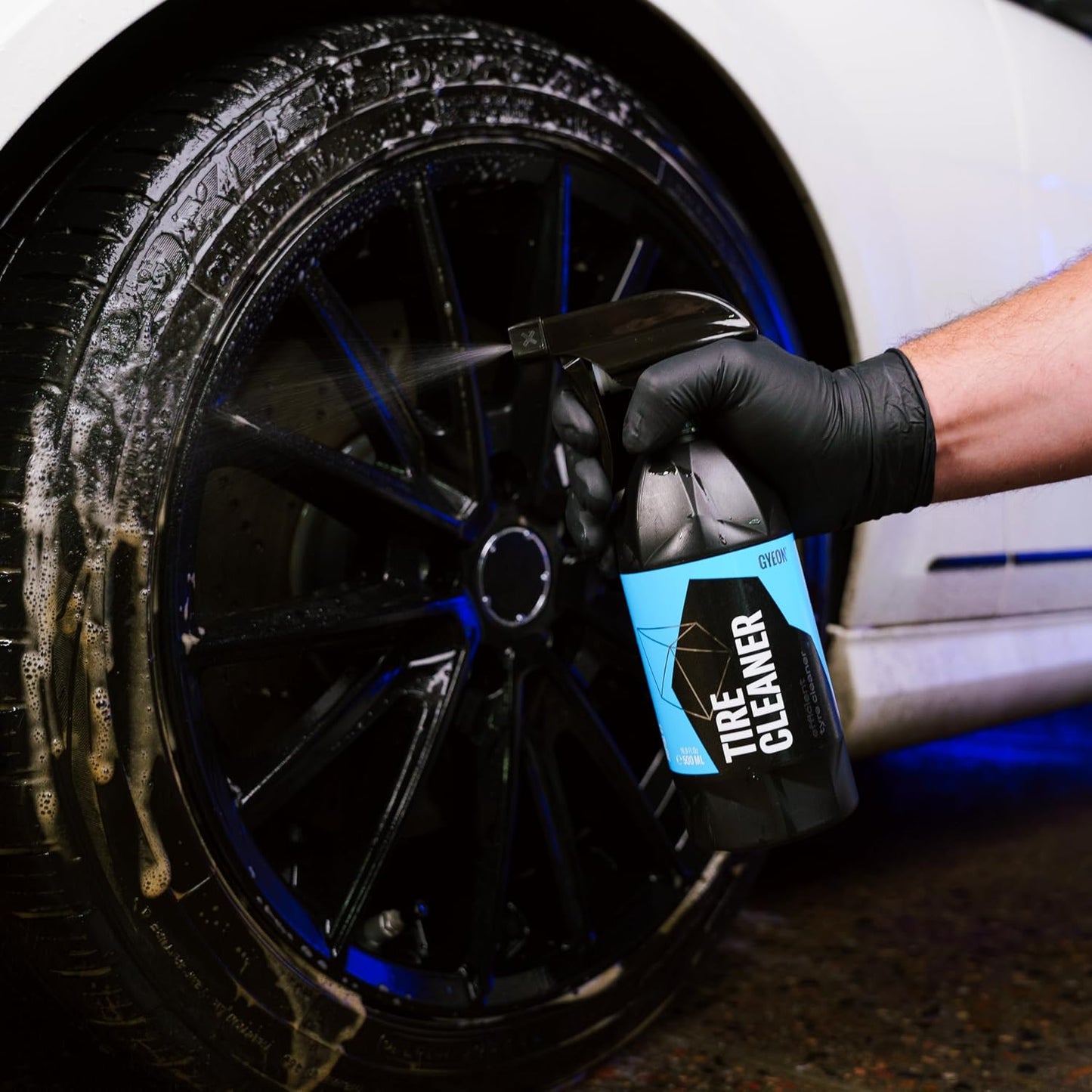 Gyeon Tire Cleaner Advanced Rubber Cleaner For Tires Trim Mats Restores Deep Clean And Preparation Removes Embedded Dirt Grime Dressing Residue Long Lasting Results Detailing Essential