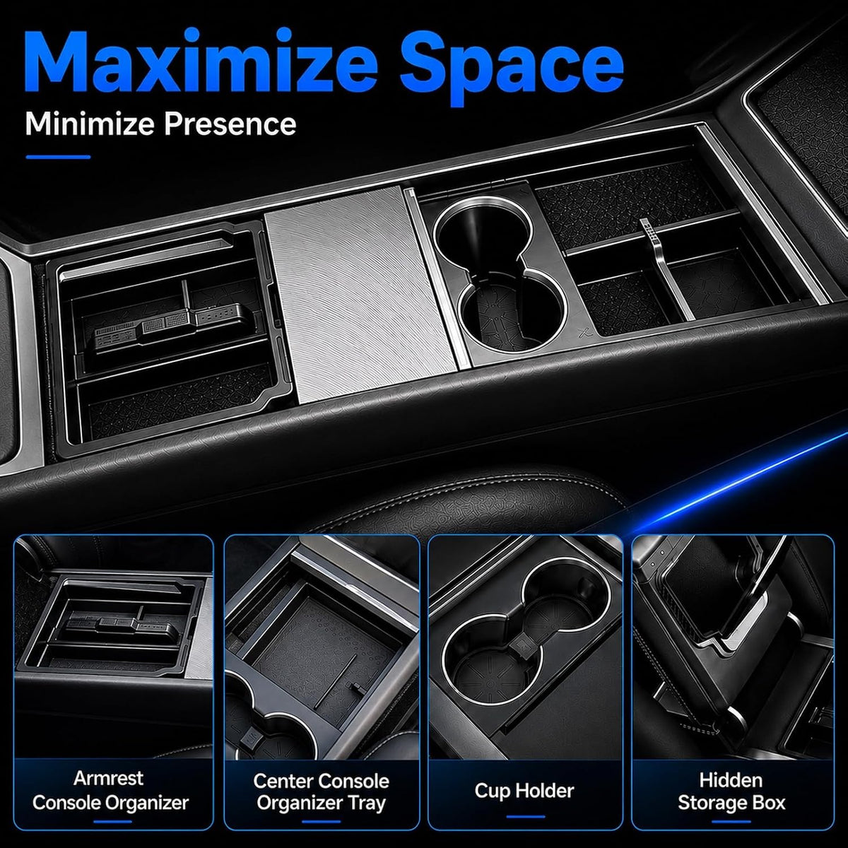 Tesla Model Y Center Console Organizer,Tesla Model 3 Accessories 2026
