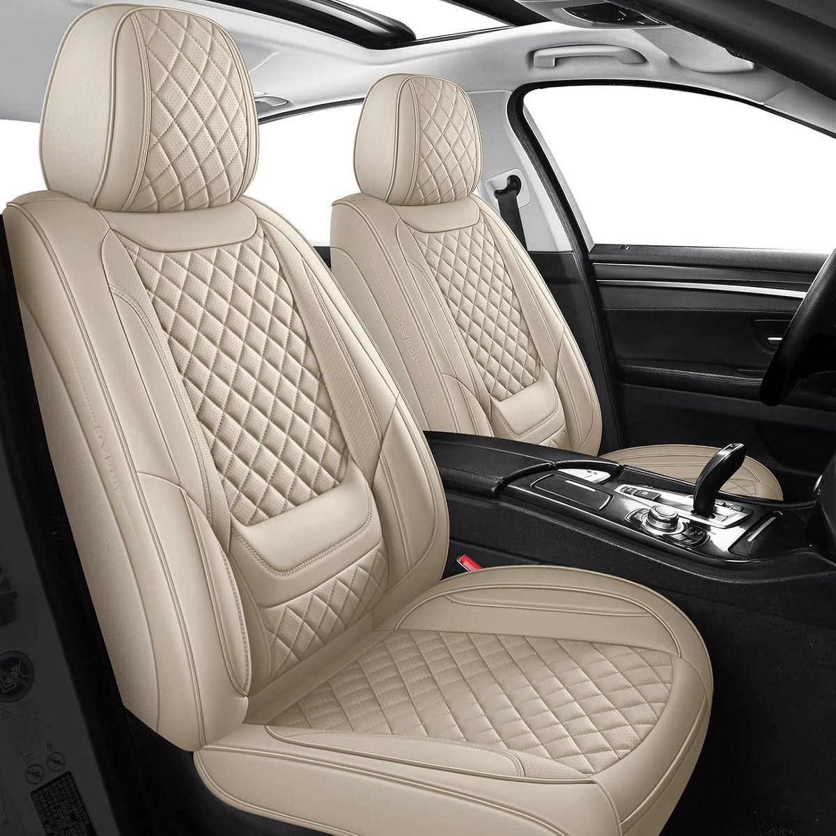Leather Front Car Seat Covers Automotive Seat Protectors