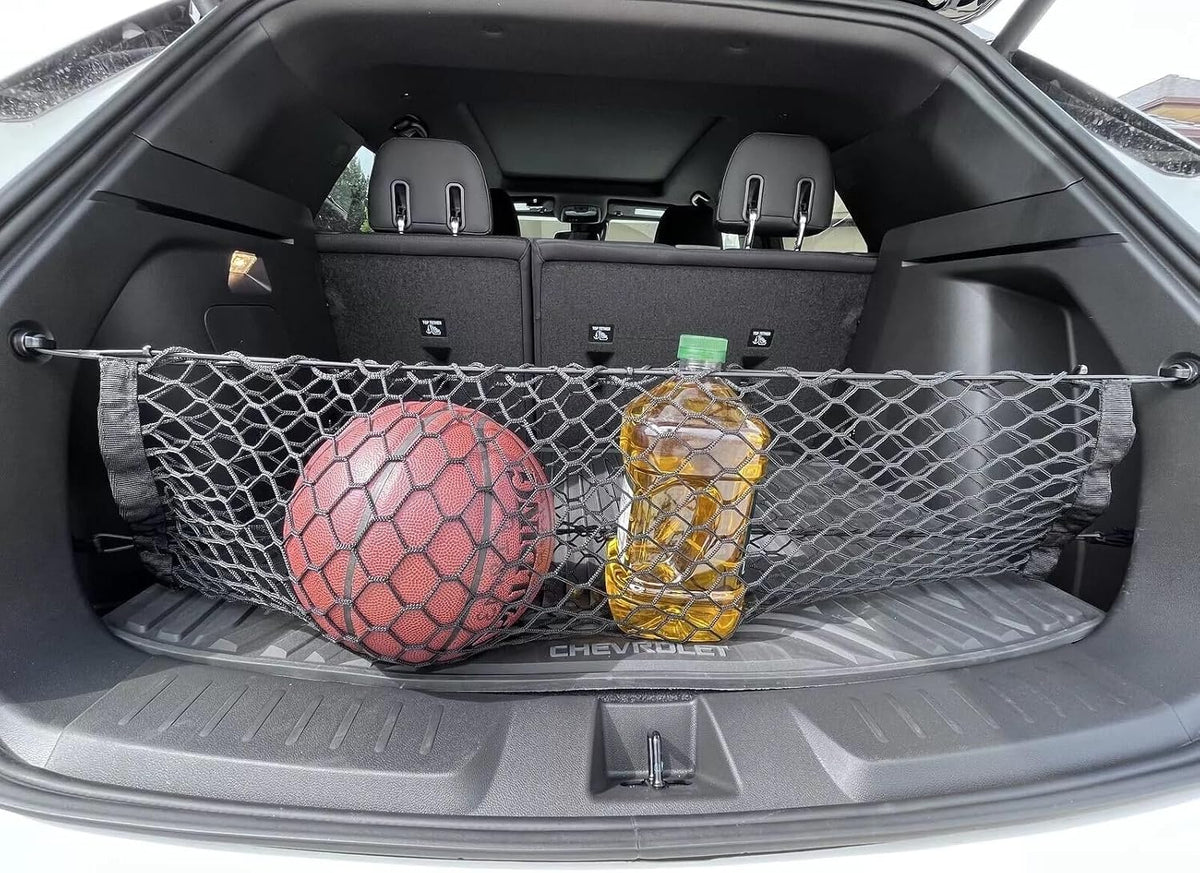 Trunk Organizer Cargo Net for Chevrolet Trailblazer 2021-2026 – Envelope Style Cargo Net for SUV Truck – Premium Mesh Elastic Car Trunk Organizer – Compatible with Chevy Trailblazer