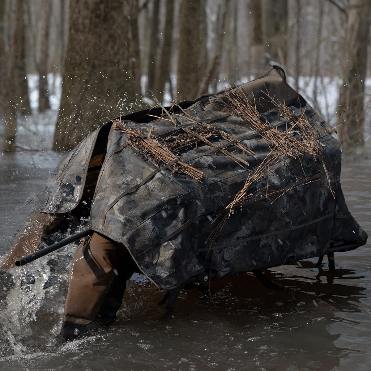 Momarsh InvisiMan Blind System for Waterfowl Hunting