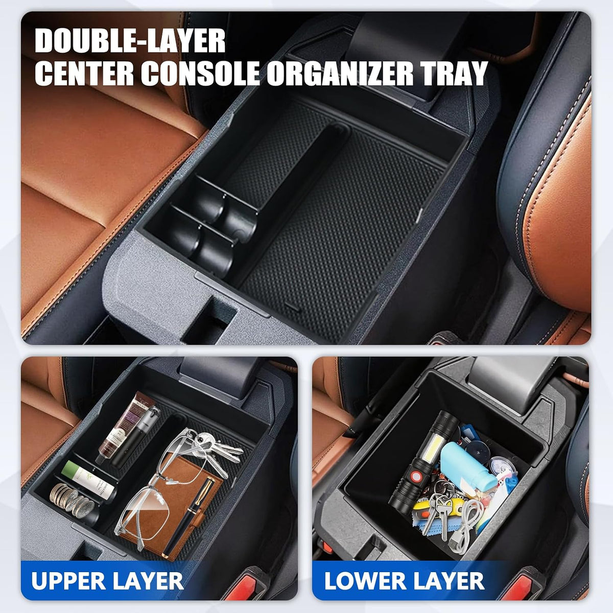 7PCS Center Console Storage Organizer Set for Ford Maverick 2022-2026