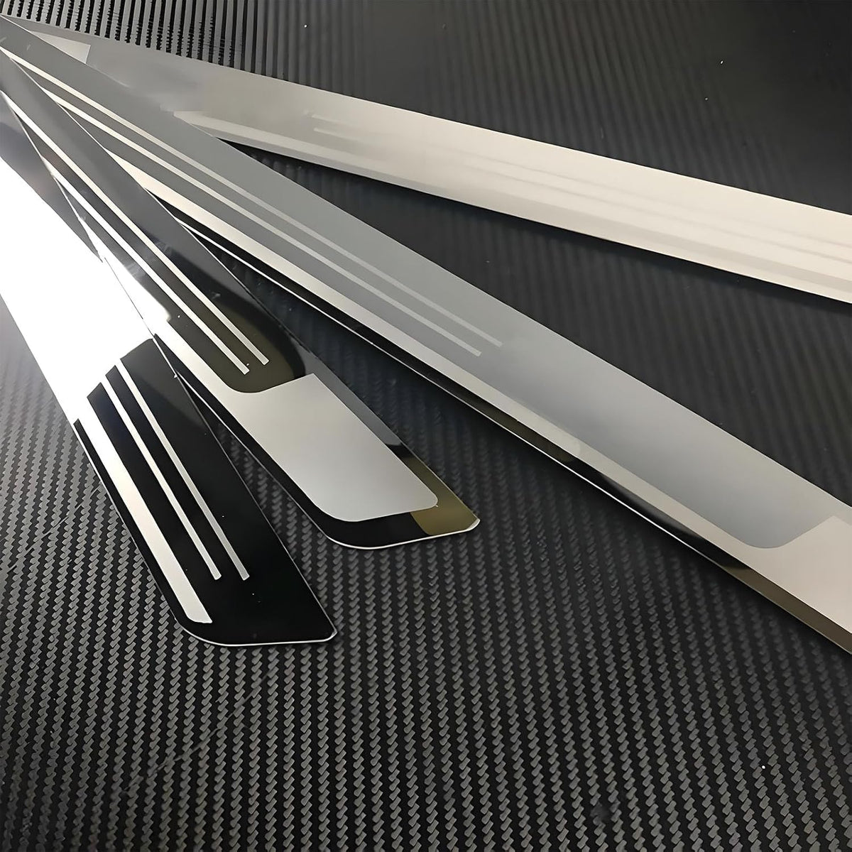 4 Pcs Car Door Sill Protector for Chrysler 300/C/ 300S 2005-2023, Trim Anti-Scratch Door Entry Guard Protector Trim Stainless Steel