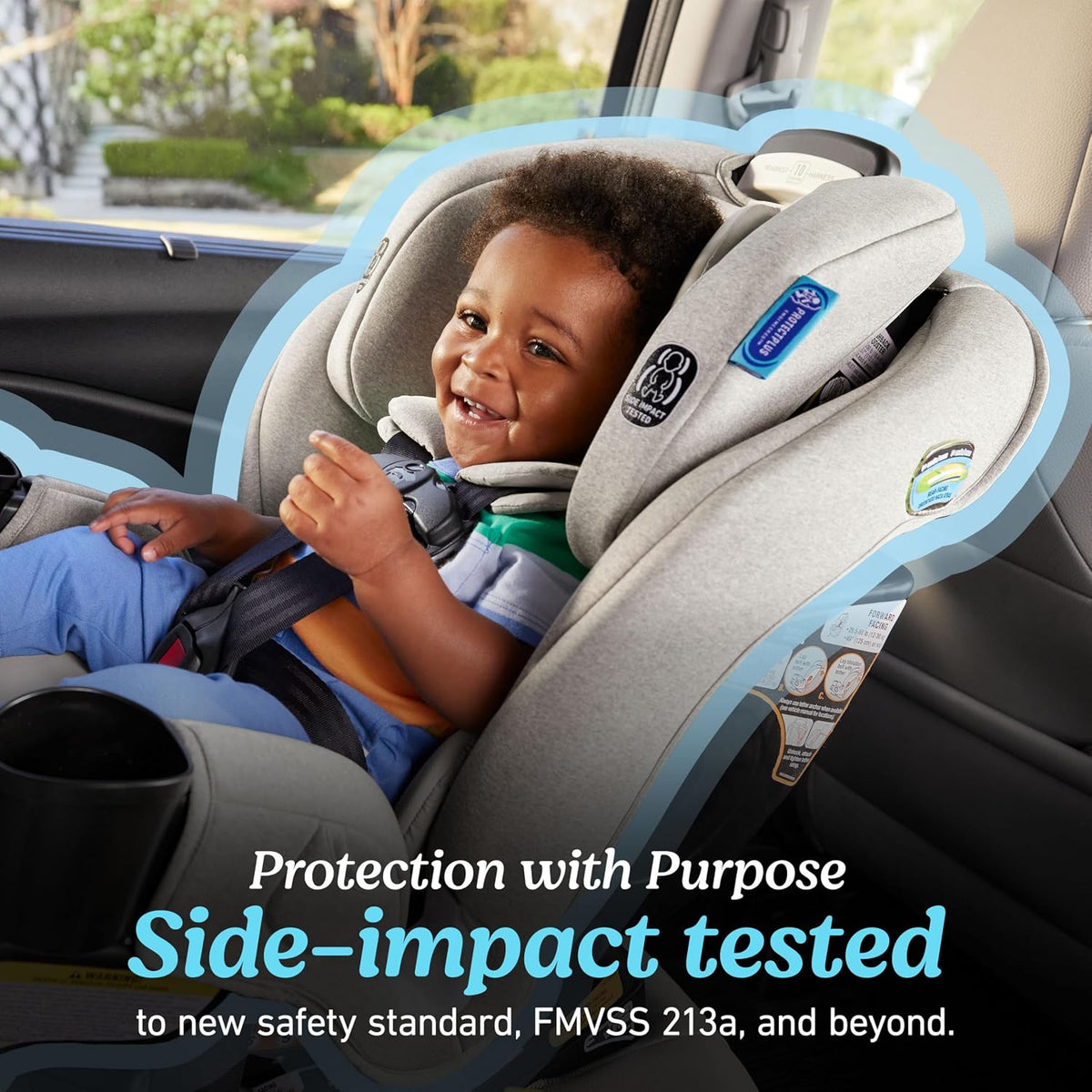 Graco Extend2Fit 3-in-1 Convertible Car Seat, 3 Modes – Rear Facing, Forward Facing Baby Car Seat and Highback Booster Seat, Adjustable Extension Panel for Extra Legroom, Cullen