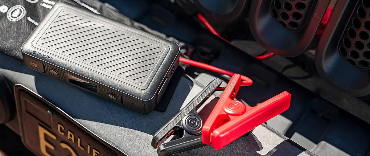 Mophie Powerstation Go Rugged Compact Car Jump Starter with Floodlight - Black