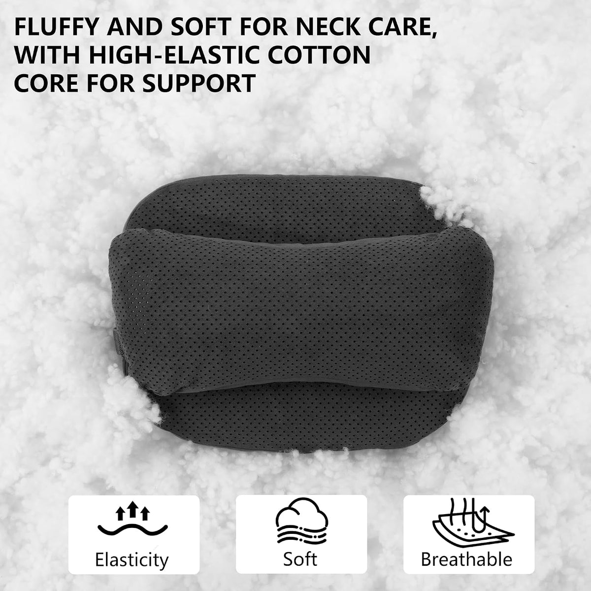 2 Pack Car Neck Support, Ergonomic Drive Seat Head Cushion Pillow