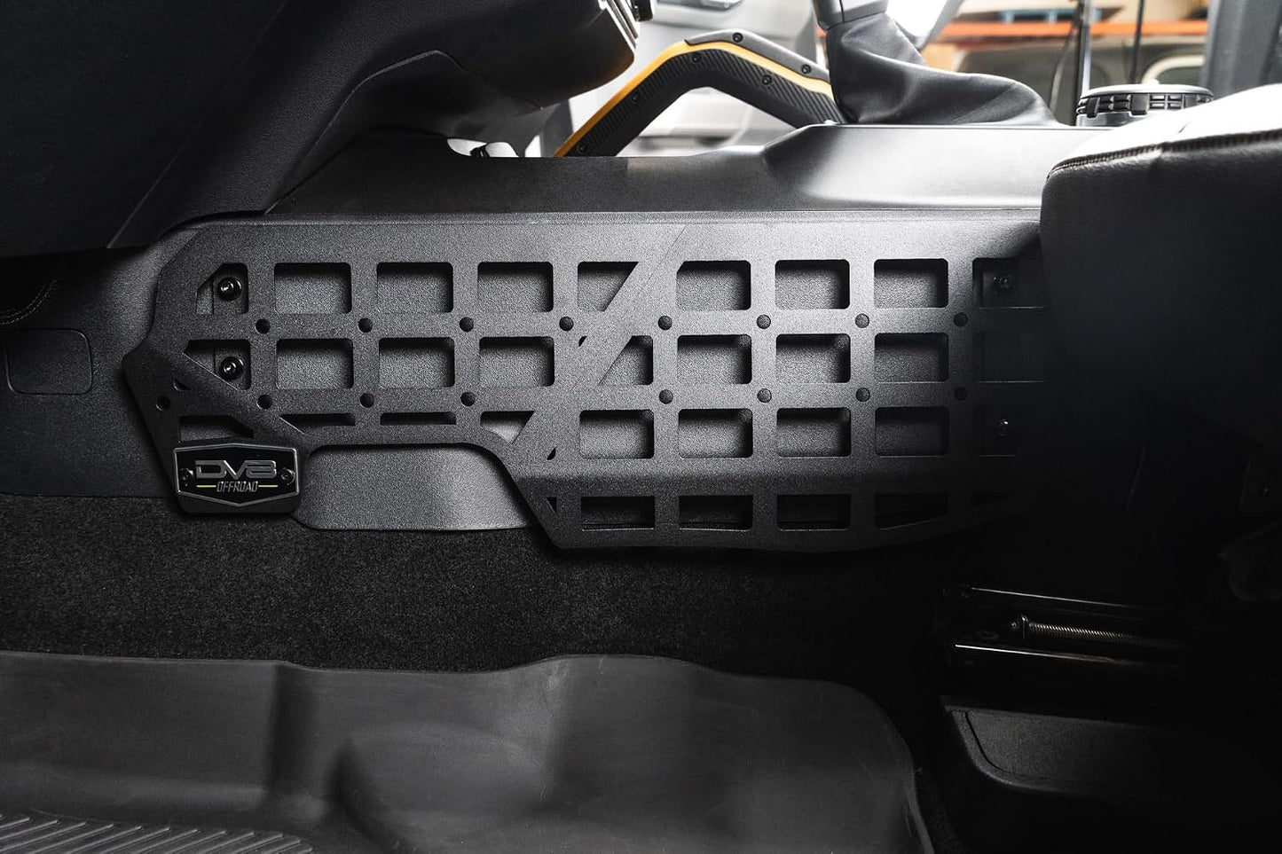 DV8 Center Console Molle Panels for 2021-2026 Ford Bronco Quick Gear Mount | Access & Accessories, Durable Steel Construction, Black Powder Coat Finish, Driver & Passenger Side Panels Included
