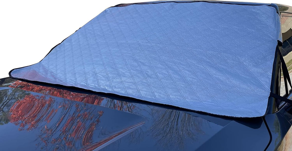 Subaru Forester Windshield Snow Cover 2014-2018 Custom Fit Windshield Cover for Ice and Snow Frost - Triple-Layer Insulated Waterproof with Elastic Straps and Storage Pouch