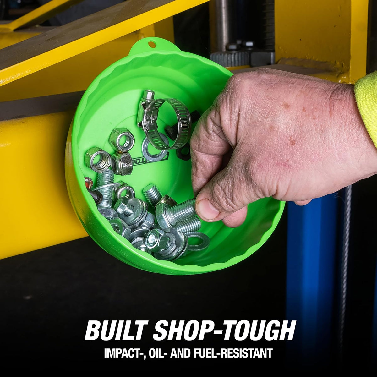 OEMTOOLS 25115 Magnetic Nut Cup Holds Up to 5 lbs. of Nuts, Bolts, & Screws