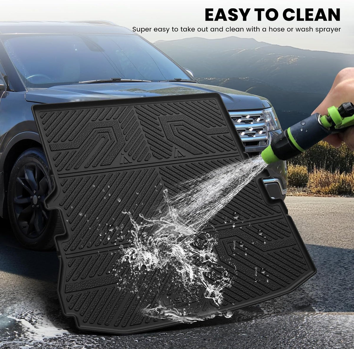LASFIT Cargo Mat for Ford Explorer 2011-2014 & 2015-2019 Trunk Liner