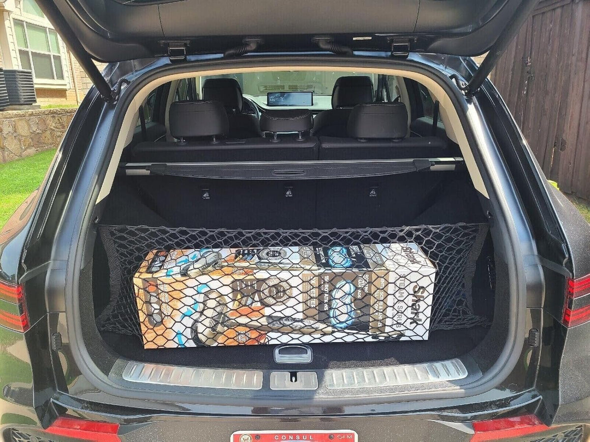 Trunk Organizer Cargo Net for Genesis GV70 2022–2026 – Envelope Style Cargo Net for SUV – Premium Mesh Car Trunk Organizer Vehicle Carrier Storage – Compatible with GV70