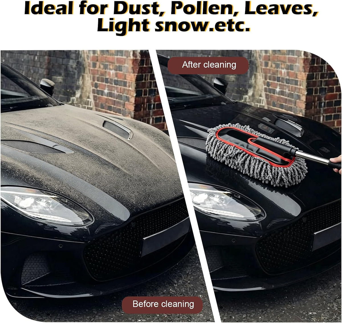 Car Duster Exterior Scratch Free,Microfiber Car Duster