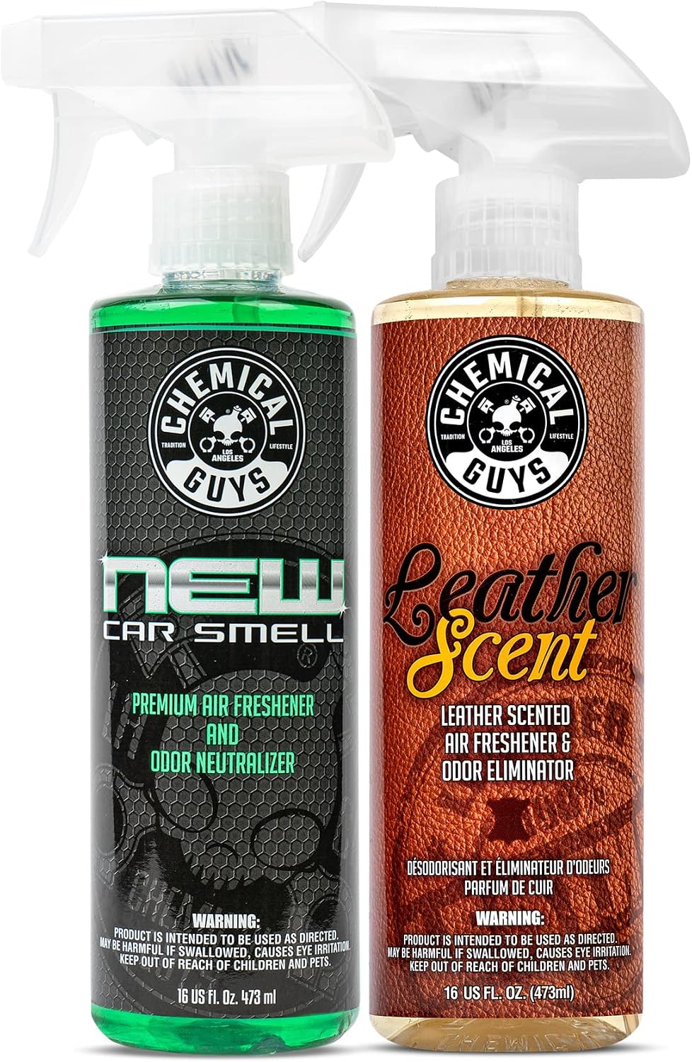 Chemical Guys AIR_301_04 New Car/Leather/Signature Scent Sample Kit, Great for Cars, Trucks, SUVs, RVs, Home, Office & More (4 fl oz - 3 Items)