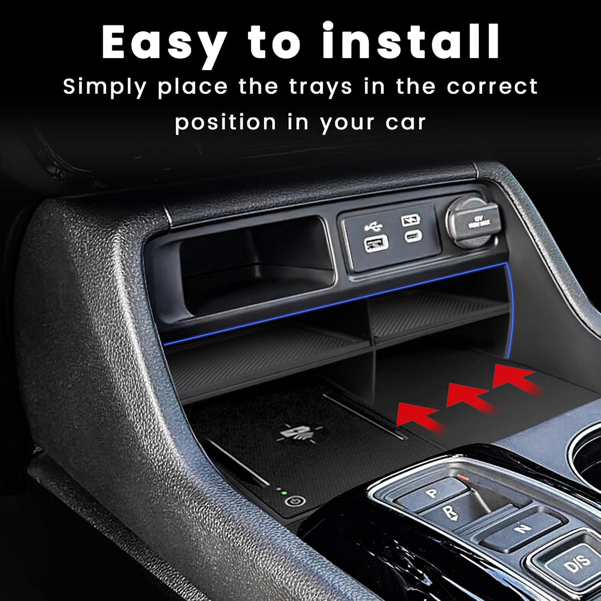 Center Console Organizer for 2023-2026 Honda Pilot/2026 Passport