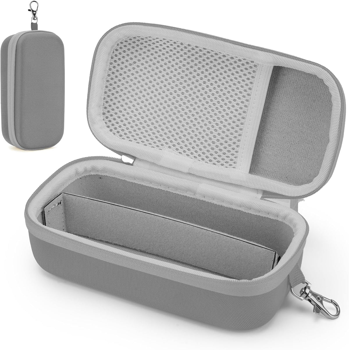Double Eyeglasses Case, Hard Shell Glasses Case for Men Women