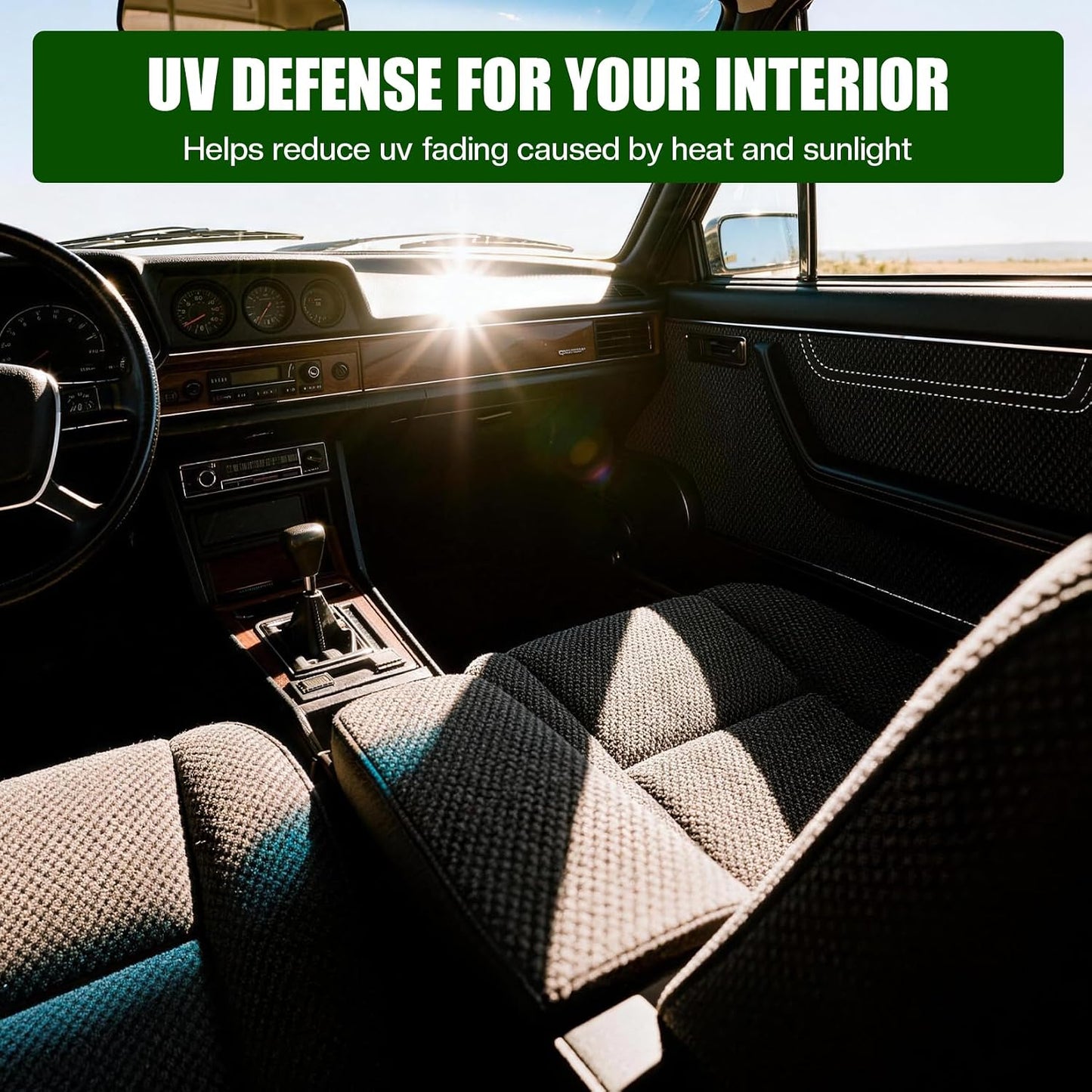 Car Fabric Protector Spray: Waterproof & Stain Repellent for Auto Seat Carpet Upholstery Floor Mats, Interior Shield Protection, 12.8 oz