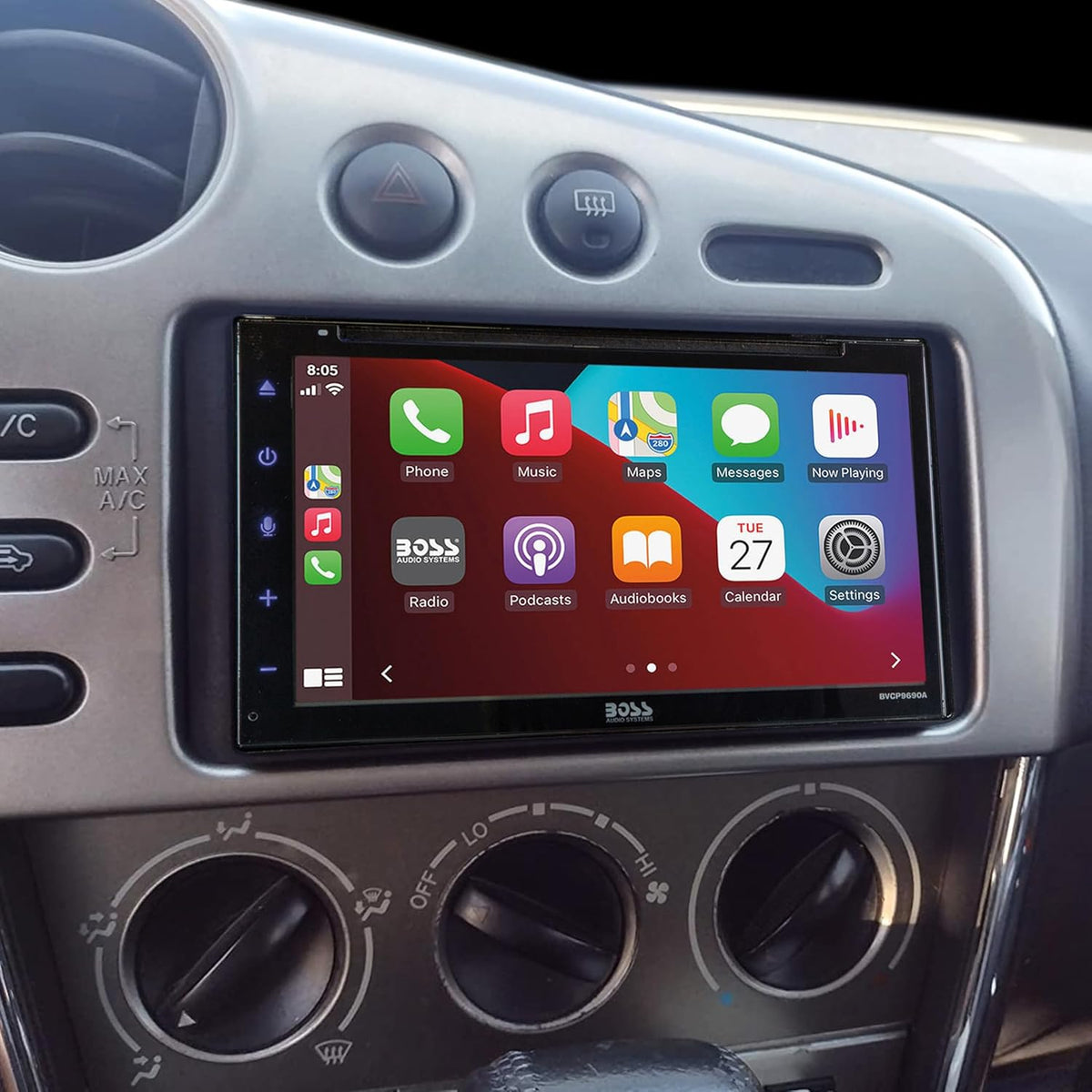Scosche ICGM8BN Double DIN Radio Installation Dash Kit Compatible with Select 2000-2012 General Motors Vehicles - Complete Basic Aftermarket Car Stereo Install Kit- See Fit Guide Image for Vehicles