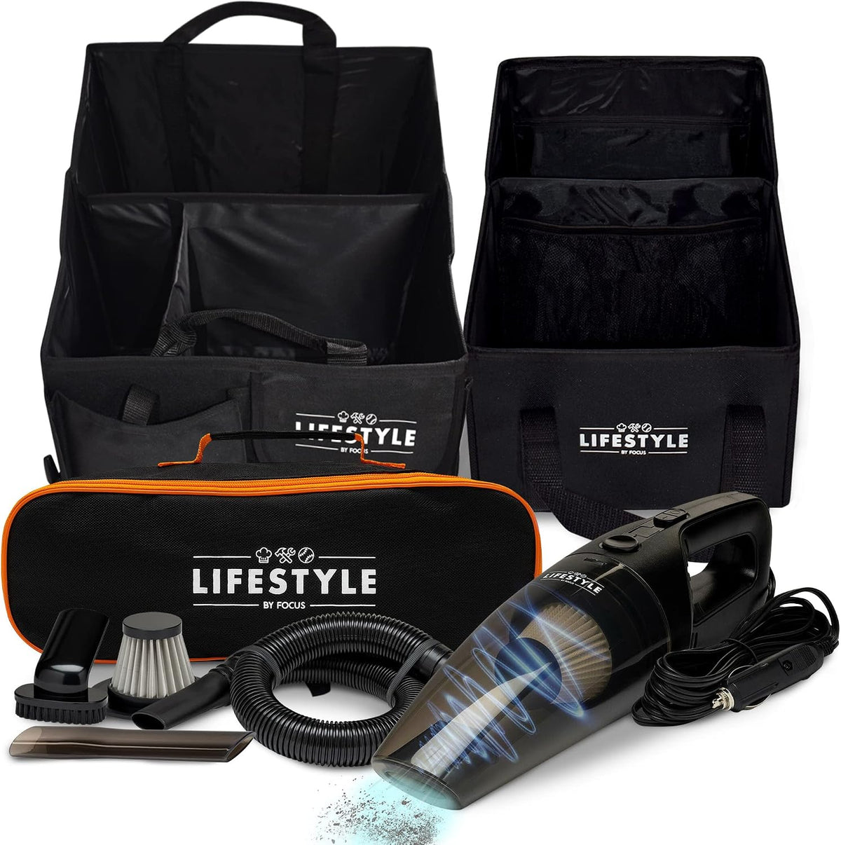Lifestyle by Focus Car Storage and Vacuum Set