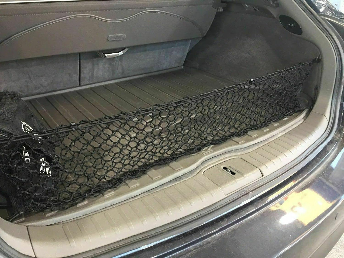 Rear Trunk Organizer Cargo Net for Infiniti EX35 EX37 QX50 2008-2017 - Envelope Style Cargo Net for SUV - Premium Mesh Car Trunk Organizer Vehicle Carrier Storage–Compatible with EX35