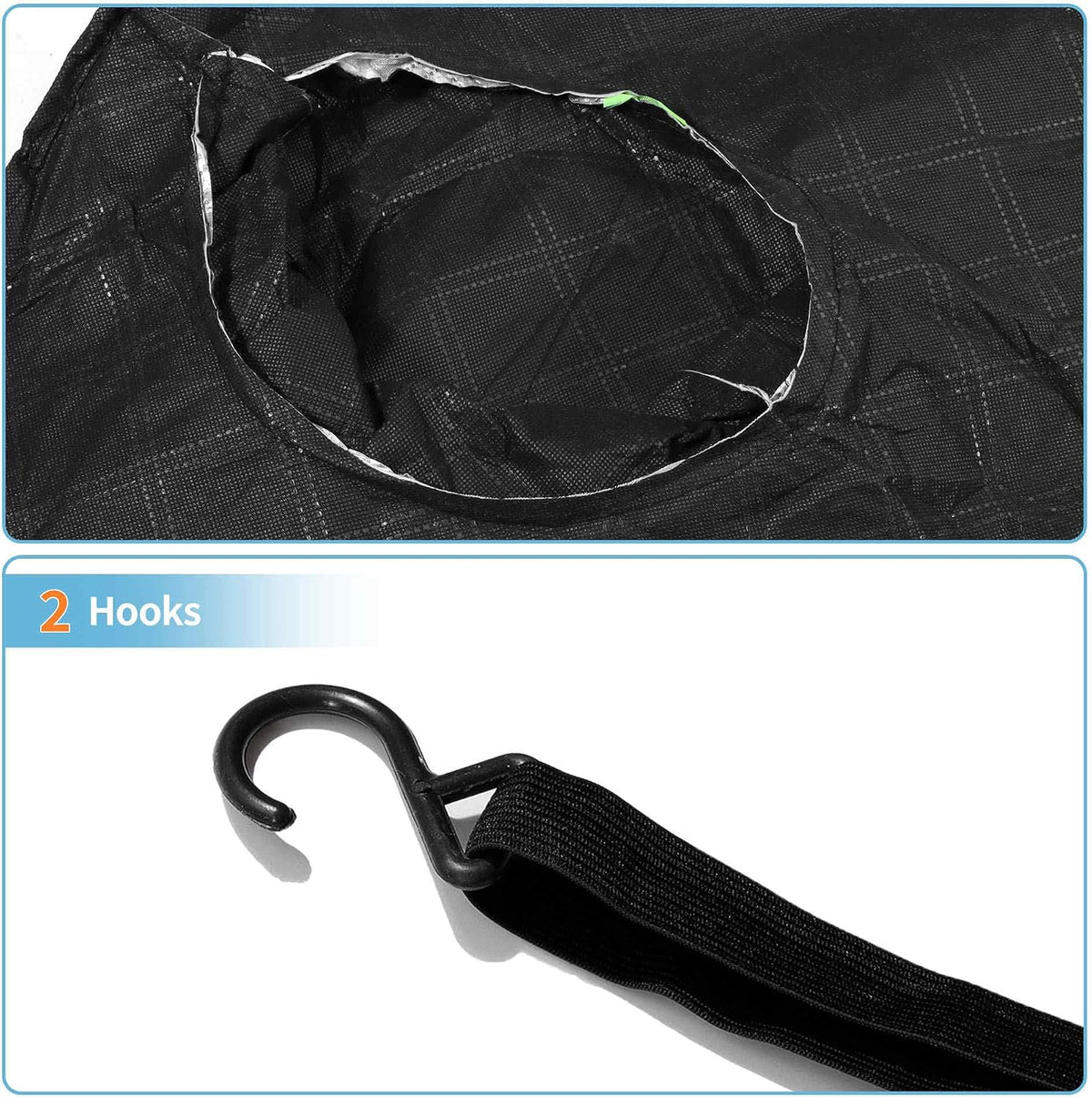 Heavy Duty Snow Car Cover 7-Layer Thickened Enlarge Windproof Waterproof Windshield Cover for Ice and Snow All-Season Versatility Universal Fit SUV/Truck/Sedan (96" x 87")