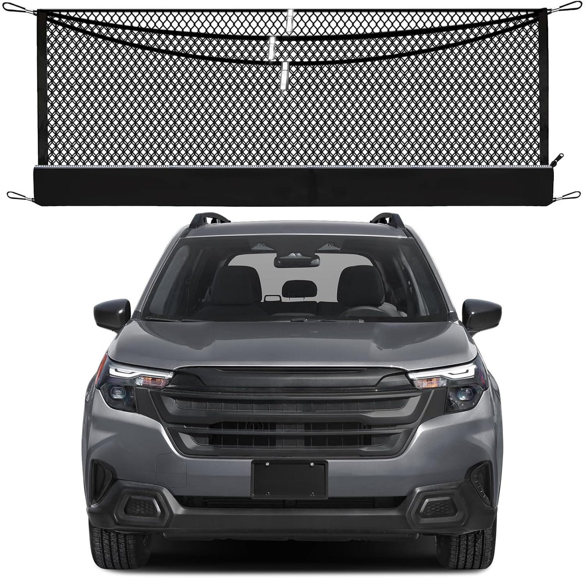 3-Layer Cargo Net for Subaru Forester 2025-2026, Zoned Storage Trunk Net