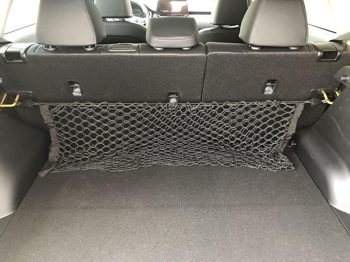 Trunk Rear Seats Organizer Cargo Net for Kia Seltos 2020-2026 – Envelope Style Cargo Net for SUV–Premium Mesh Elastic Car Trunk Organizer Vehicle Carrier Storage–Compatible with Seltos