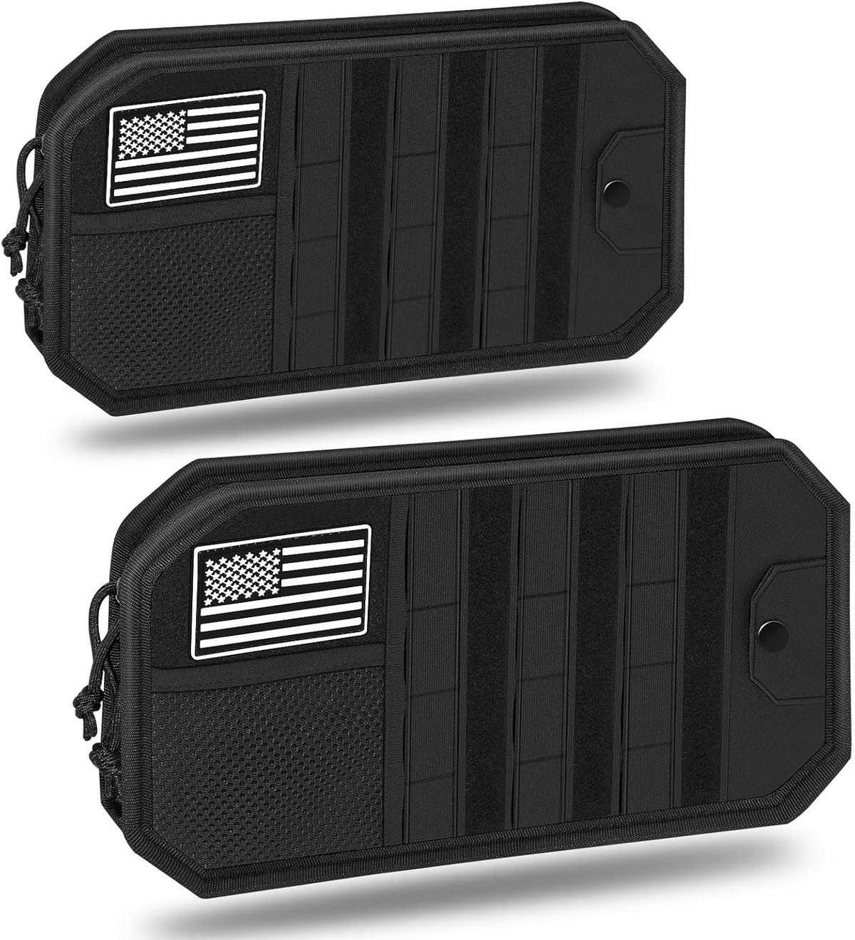 Car Sun Visor Organizer 2 PCS, Multi-Pocket Visor Organizer Storage Pouch