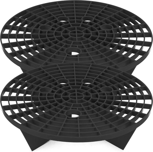 VIKING Bucket Car Wash Grit Trap Insert, Black, 2 Pack