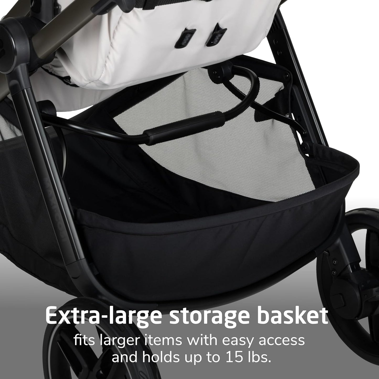 Maxi-Cosi Zelia Pro 5-in-1 Travel System with Mico Pro Infant Car Seat and Baby Stroller Combo, Reversible Seat, Large Wheels, Adjustable Handle, Newborn to Toddler, Lightweight, Classic Oat