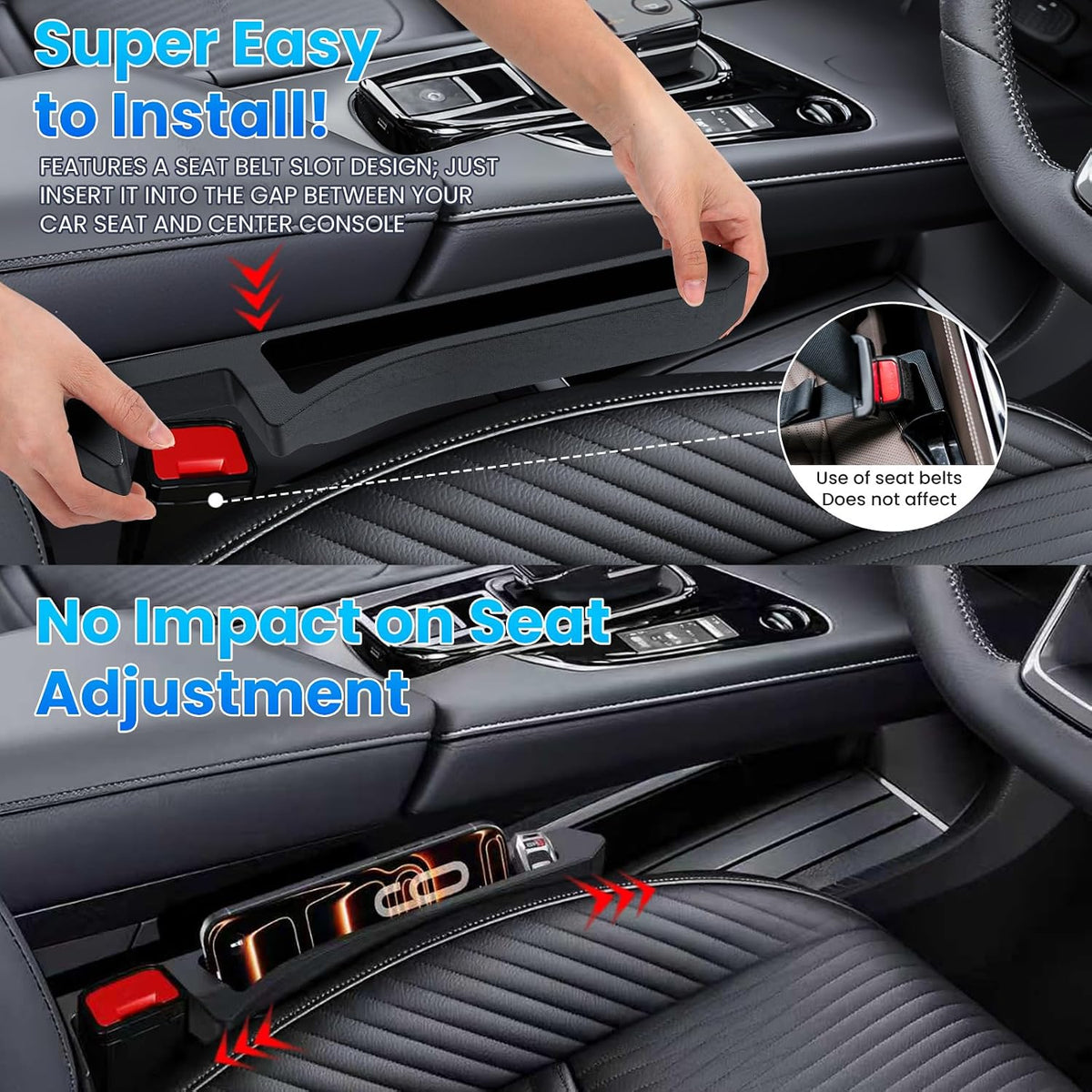 Half-Sized Seat Gap Filler Compatible with Hyundai Palisade