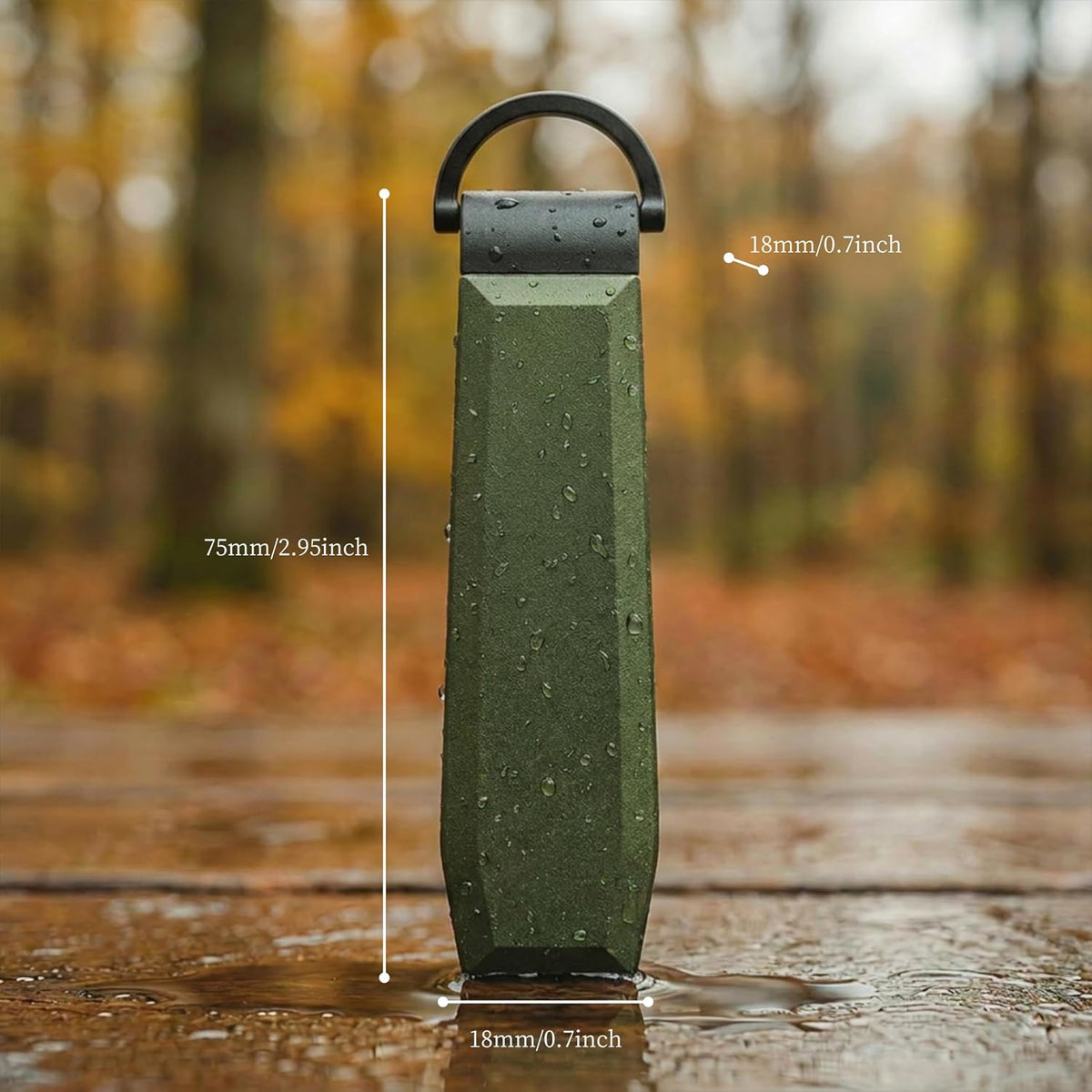 Compact Aluminum Key Organizer Holder with Pocket Clip.