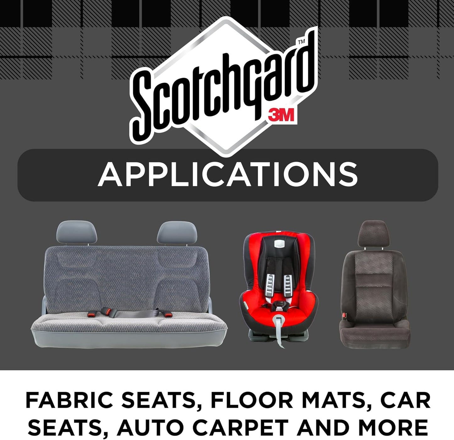 Scotchgard 4104D Auto Fabric & Carpet Protector, 1 Can, 10 oz.