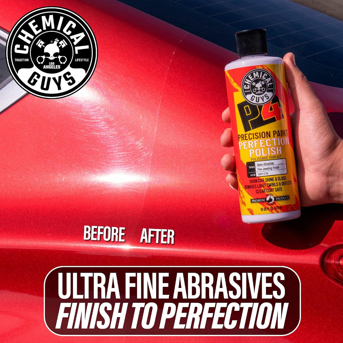 Chemical Guys, C4 & P4 Compound & Polish Paint Correction Kit, 2 x 16 oz