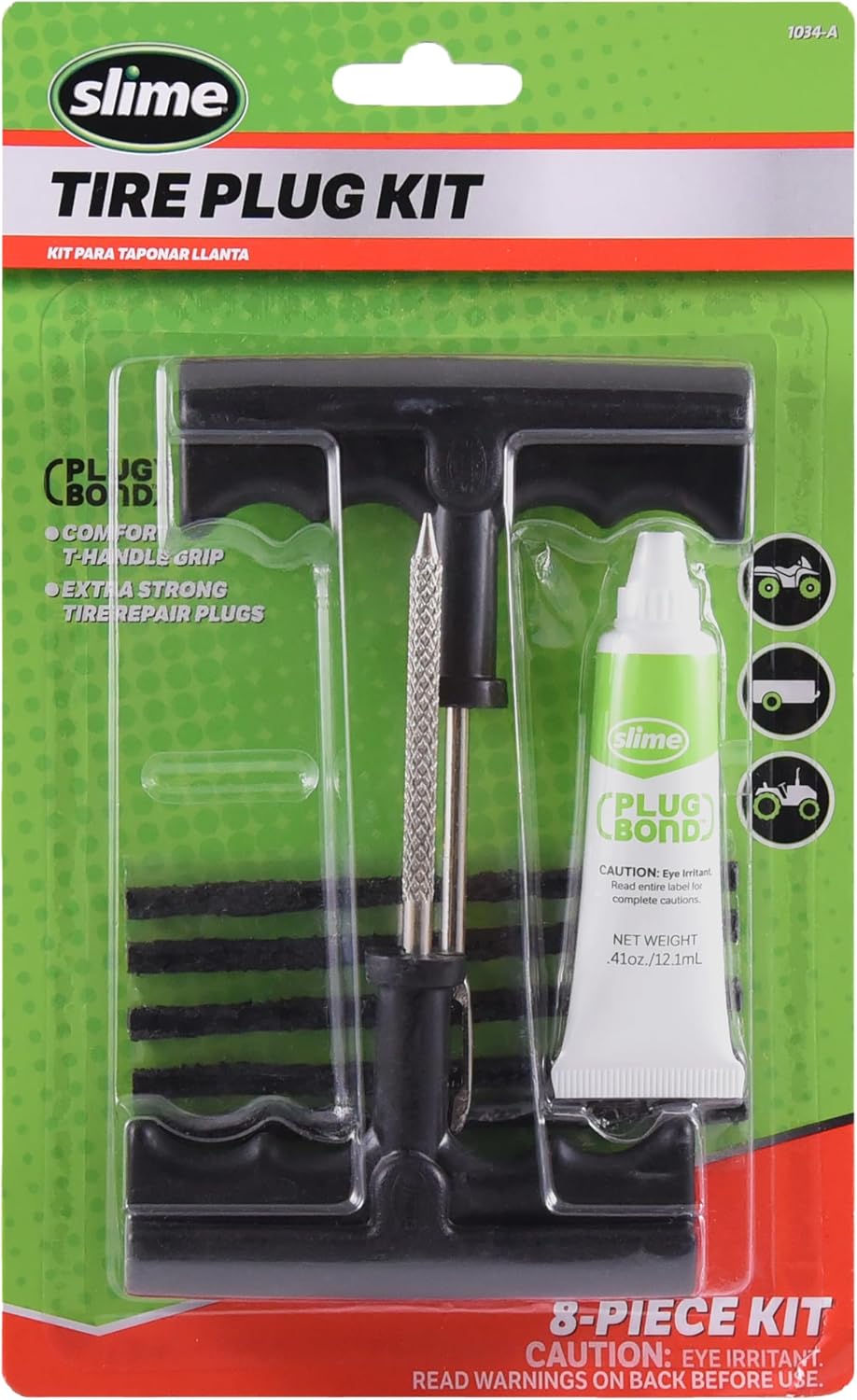 Slime 20501 Tire Plug Drill Bit Kit, All Drills Compatable, Easiest Tire Plug Option, (2-Piece Set)