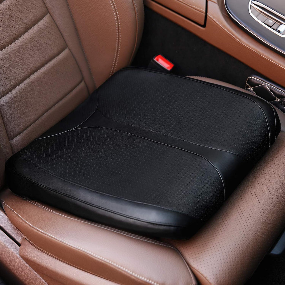 Car Memory Foam Heightening Seat Cushion for Short People Driving.