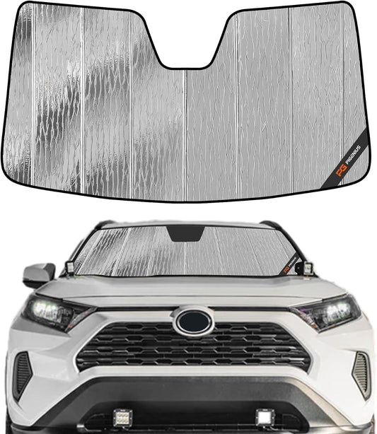 Pigenius Windshield Sunshade for Toyota RAV4 2019-2025, RAV4 Prime 2021-2024 Front Window Shade - AstraGuard