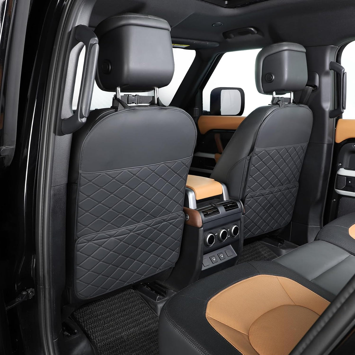 TAIKOO Seat Back Protector,Shields Seat Backs From Kicks and Adds Storage
