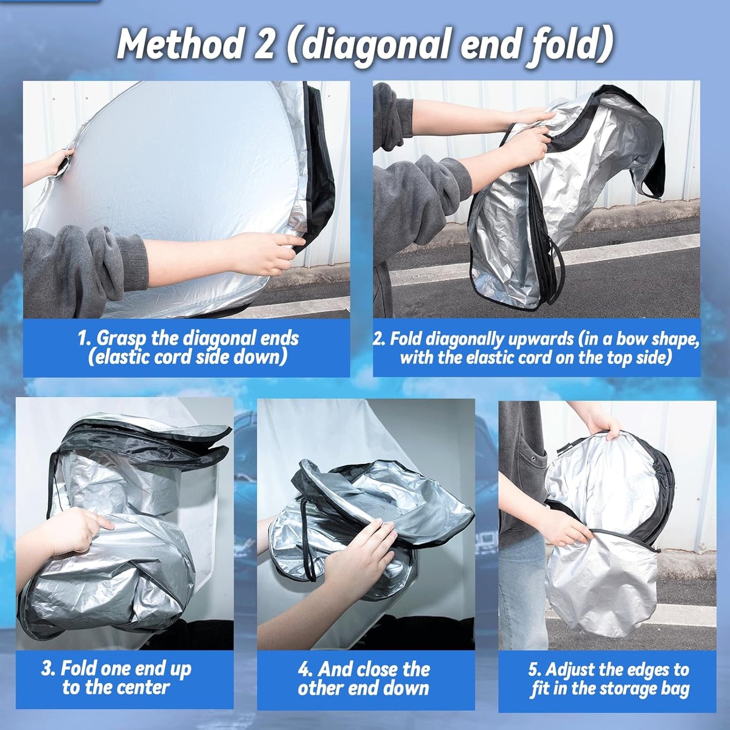 Windshield Sun Shade for Jeep Compass 2017-2025 | Car Front Window Sunshade with 240T Sun Visor Protector Blocks UV Rays Heat Sun Shield Accessories