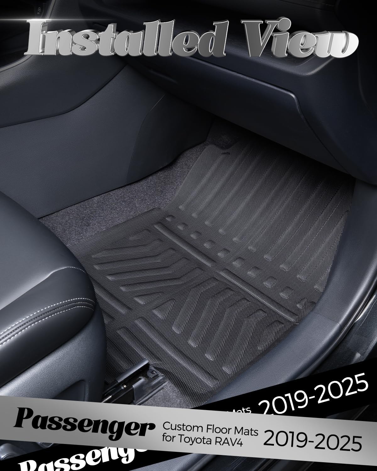 Floor Mats for Toyota RAV4 (Not for RAV4 Prime) 2019-2025 Car Accessories