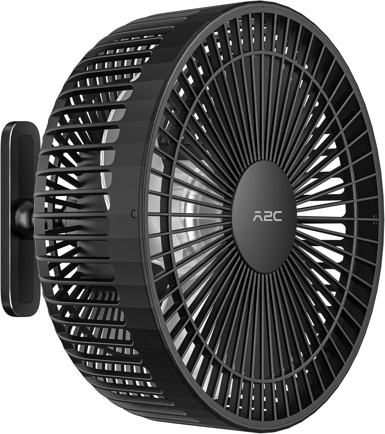 A2C Magnetic Rechargeable Fan for Golf Cart 7.5-Inch, Up to 28Hrs, 10000 mAh Battery Powered Fan Portable 4 Speeds Fits EZGO, Club Car & Yamaha, Golf Cart & Cruise Accessories Essentials Gifts