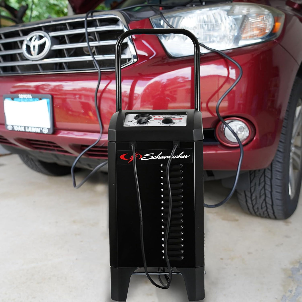 Schumacher Electric Wheeled 10A Car Battery Charger & Maintainer – SC1446