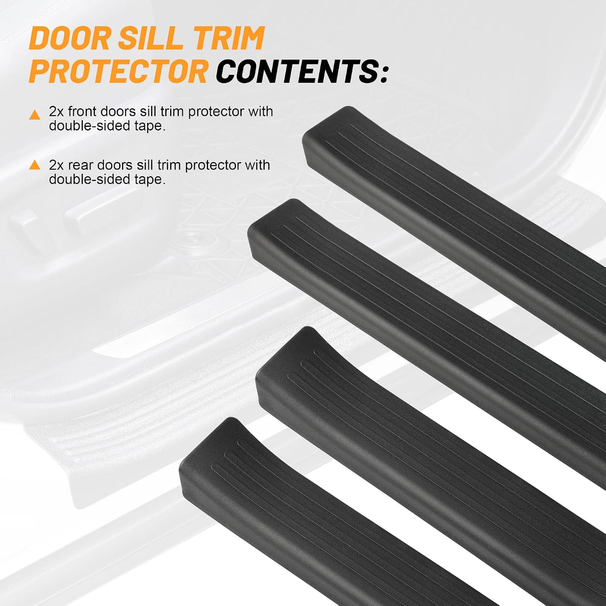 Sill Protector, Anti-Scratch Car Door Protection for Toyota RAV4 Hybrid
