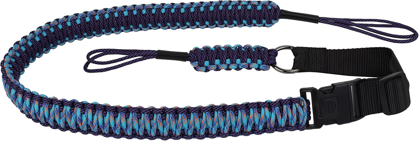 SUNYA Paracord Compound Bow Sling with V2 Upgraded Magnetic Connection System. Lightweight Hands Free Shoulder Carrying Sling for Bow Hunting, Field Archery and 3D