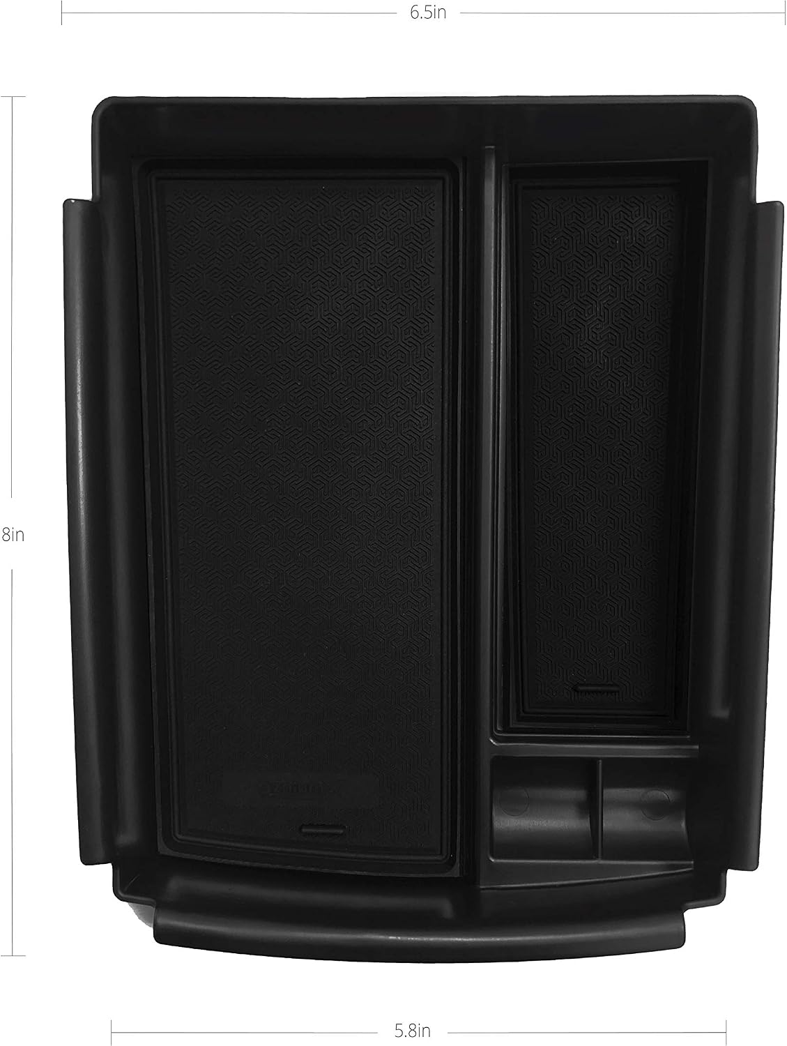 OzniumX Center Console Organizer Storage Box for Tesla Model S/X, Black, Custom Upgrade Interior Accessory with Coin and Sunglass Holder, Armrest Box Secondary Storage