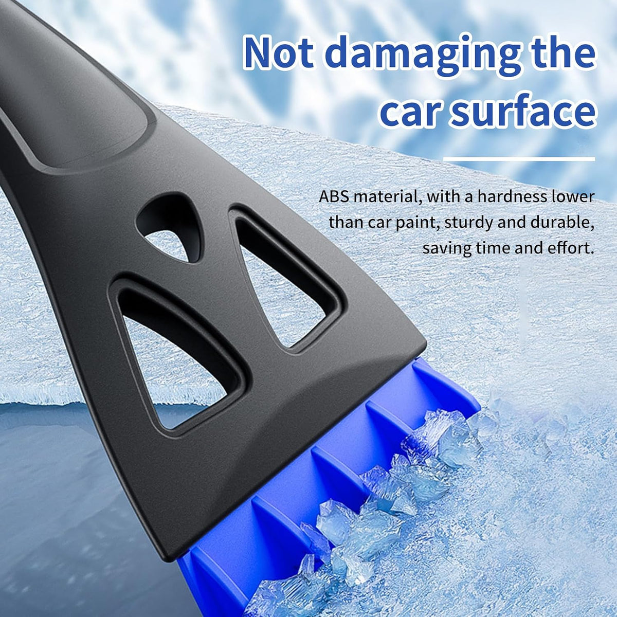 SooGree 31.5" Snow Brush & Ice Scraper for Car Windshield, 3 in 1 Extendable Snow Brush with Squeegee, Detachable Snow Removal Tool with Comfortable Ergonomic Foam Grip for Cars, Suvs, Trucks, RVs