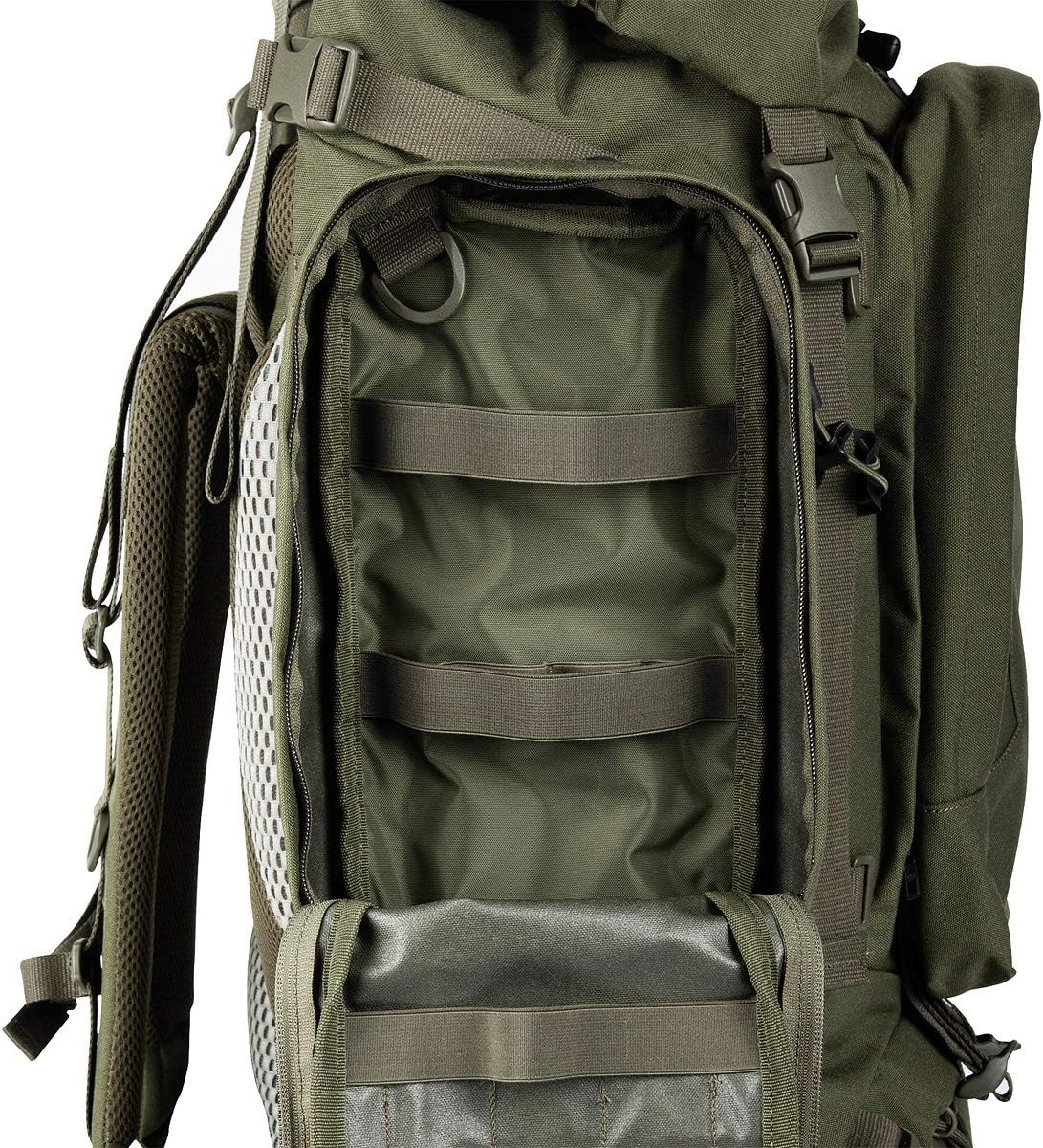 Tasmanian Tiger Range Tactical Backpack MKII - Modular 100-Liter X1 Carrying System with MOLLE System and Detachable Daypack, Olive