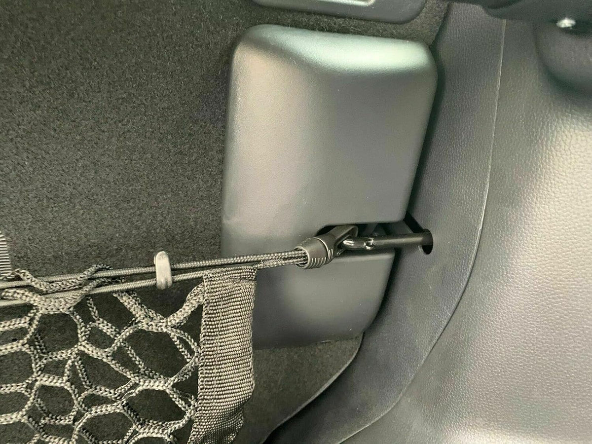 Rear Trunk Seats Organizer Cargo Net for Toyota RAV4 2019–2025 — Envelope Style Cargo Net for SUV — Premium Mesh Elastic Car Trunk Organizer Vehicle Carrier Storage — Compatible with RAV4